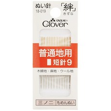 클로버 Clover 칸즈나 보통원단용 단침 9R9 12개입 18-019 실버, 1개, 상세페이지 참조