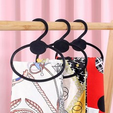 스카프 미니 링 옷걸이 넥타이 머플러 벨트 수건 가방 모자 행거 옷장정리 소품 걸이 판촉 정리 수납, 1개