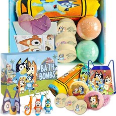 The Blue Heelers 선물 세트: 내부에 이 있는 배쓰밤 샤워 스팀기 마스크 공예 열쇠고리 드로스트링 백팩 수건 담요 스티커 포스터 기프트 카드 생일 편안한 24021