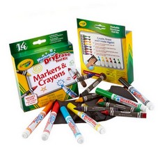 브로샵 크레욜라 보드용 마카 크레용 놀이펜