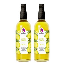 포모나 레몬시럽 1000ml 2개세트, 1L, 2개