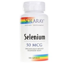 Solaray 硒膠囊 50mcg, 100顆, 1罐