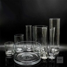 풀드림몰 원통 유리 화병 12x30cm 인테리어오브제