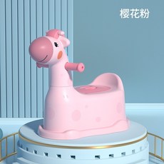 台灣爆品-兒童便器 0-6歲拉屎男寶小孩大小便軟凳 帶輪子寶寶如廁訓練馬桶, 粉色(送刷子)