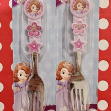 韓國不鏽鋼叉子學習餐具 (出清特價), 1個, Pororo, 藍色, Fork