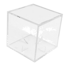투명 야구공받침대 아크릴 싸인볼케이스 야구공보관함 전시 진열대, 1개