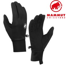 Mammut 長毛象 Astro Light SO Glove 透氣防風多功能運動手套 1190-00550, 0001 黑,size 9, 1個