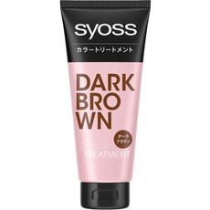 일본 syoss 사이오스 컬러 트리트먼트 다크 브라운 180g, 1개