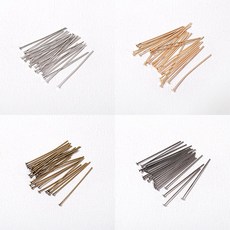 비즈아이 [9-232-G]T핀 강선 0.6x30mm 4color 10g