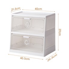 雙層麵包收納箱 透明防塵設計 計時保鮮功能 大容量儲物櫃 居家廚房整理箱, 1個, 白色-烘焙收納箱, 白色-烘焙收納箱