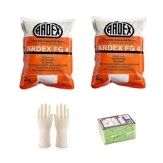 아덱스 FG4 고탄성 방수 줄눈 시멘트 시공세트, 베이지색, 2개