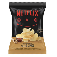 넷플릭스 참기름 감자칩, 4개, 60g