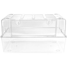 透明倉鼠籠 - 寵物透明觀察籠，寬敞透氣，易於清潔, 50空籠(無底腳), 1個