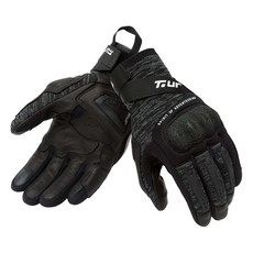 長野總代理 T.UR G–KNIT GLOVES 防摔手套 可觸控 指關節護具, 黑螢光黃, 1個