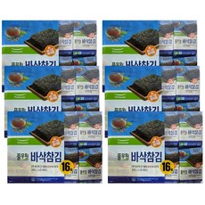 풀무원 바삭참김 도시락김, 96개, 4g