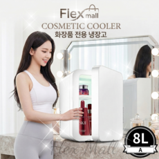 플렉스몰 화장품 냉장고 차량용 가정용 일반형 고급형 미니 소형 미러 LED 저소음 냉온장고, A8L