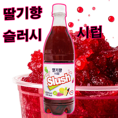 이안스 TOM 딸기향 슬러시 시럽 1kg, 1개, 1L