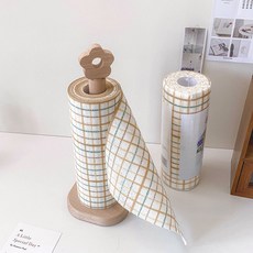 KOUJI 叩吉好物 格子懶人抹布，廚房清潔好幫手，吸水速乾，可重複使用, 1個, 1捲