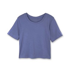 時尚短版圓領運動上衣 透氣舒適 多色可選 展現活力曲線