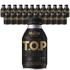 맥심 티오피 더블랙 캔커피 맛있는 커피, 275ml, 24개