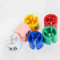 옷걸이 사이즈 표시링 의류매장 소품 사이즈태그, 2XL