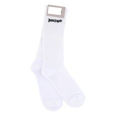 팜엔젤스 로고 자수 골지 양말