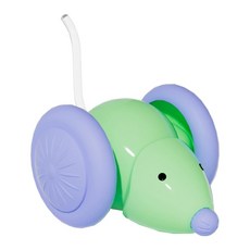 智能待機玩具 一碰就跑 不翻車 不吵鬧 可充電, 綠色【贈充電線】, 1個