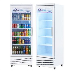 소상공인지원 국산 1등급 프리탑 음료수냉장고 업소용 쇼케이스 385L 꽃 약국 술 주류, FT-470Q 좌도어 (착불배송비 해피콜안내)