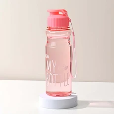 1Pc 크리 에이 티브 물병 스포츠 마시는 남자 대용량 야외 컵 피트니스 Drinkware, 01 0.65L, 08 Watermelon Red