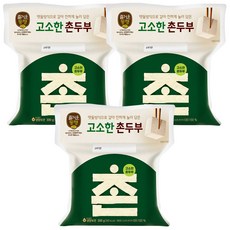 (냉장)[즐거운동행]고소한촌두부, 300g, 3개