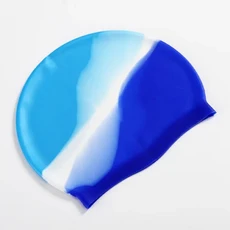 새로운 컬러 블록 실리콘 성인 방수 모자 여성을위한 드라이 헤어 귀 액세서리 보호, 07 NO.3