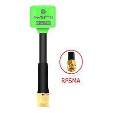 5.8G LOLLIPOP 4 송신기/수신기 FPV RC RHCP 레이싱 드론 고이득 2.8DBI SMA/RP-SMA/MMCX/UFL 부품용 안테나, Green RPSMA, 1개