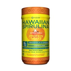 Nutrex Hawaii 夏威夷螺旋藻&紅景天&人蔘素食香草蛋白奶昔, 364g, 1個