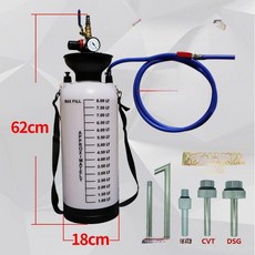 미션오일 에어주입기 인젝터 01151435 데후오일 펌프 주입기 미션 공압 교환기 오일, 1개, 8L 커넥터