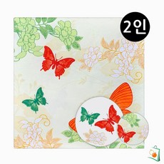 OS 냅킨아트 비누클레이 꽃과 나비 2인 클레이놀이 비누점토