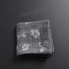 다도용품 티타월 고급 면 전통 차도구 보이차 다도용 티타올, 1개, 그레이