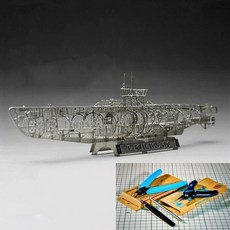 더풀샵 독일 유보트 서브마린 골격모델 군함 프라모델 하비보스, 잠수함 골격중급 도구 전시함 연습 모델, 1피스, 1개