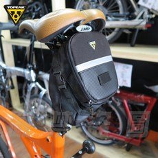 TOPEAK Aero Wedge Pack Medium後座墊袋(中型)_黑，輕巧耐用，方便安裝，夜間反光安全, 1個