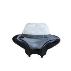 OD GV650 미라쥬650 튜닝 윈드실드 스크린 거치대 포함, 유광블랙