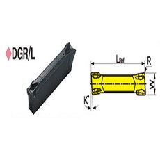 이스카 홈가공인서트 DGR 2202C-6D IC328 10EA, 10개