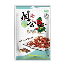 關公花生 五香蒜片花生 獨立小包裝 植物五辛素, 1個