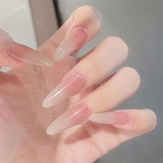 오이키 네일아트 붙이는 자연스러운 셀프 네일팁 374, 1개, 블러 그라데이션 1개, 블러 그라데이션