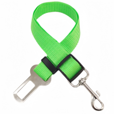 강아지안전벨트 충격방지 강아지 차량용 안전벨트 강아지 여밈 길이 조절 강아지 멜빵, 라이트 그린, 32-62센티미터