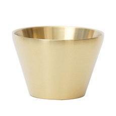 24종 복진 티타늄 이중 빙수볼 120, 1개, 골드