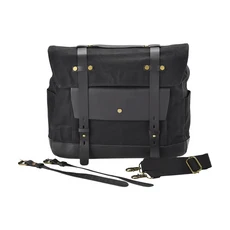 방수 오토바이 사이드 백 빈티지 새들백 메신저 팩 라이더 패니어 라이딩 여행 가방, 02 Style B  Black