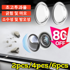 1+1/2+2 자동차 후방카메라 레인쉴드 강화유리 보호필름 ABS재질/전 차종에 적용, [초특가3+3] 6개