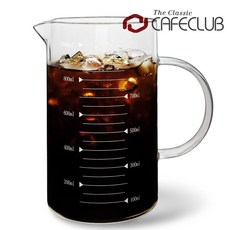 카페클럽 내열유리 드립 커피 계량 서버, 1개, 500ml, 계량서버 리뷰선할인