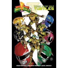 (外文書)Mighty Morphin Power Rangers/Teenage Mutant Ninja Turtles III Paperback, Boom! Studios, English
