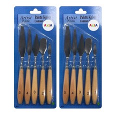 ACCLA 高級繪畫刀5種2套油畫藝術工具, 2組