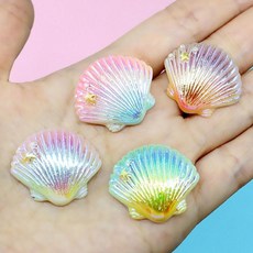 라이즈올2 오로라 조개장식 바닥재 해수용품, 2조개장식-핑크